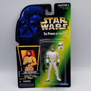 NIB Star Wars Power of the Force Action Figure - Luke Skywalker as Stormtrooper